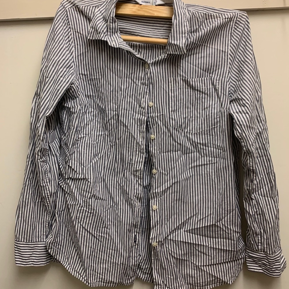 Old Navy Striped Button Down